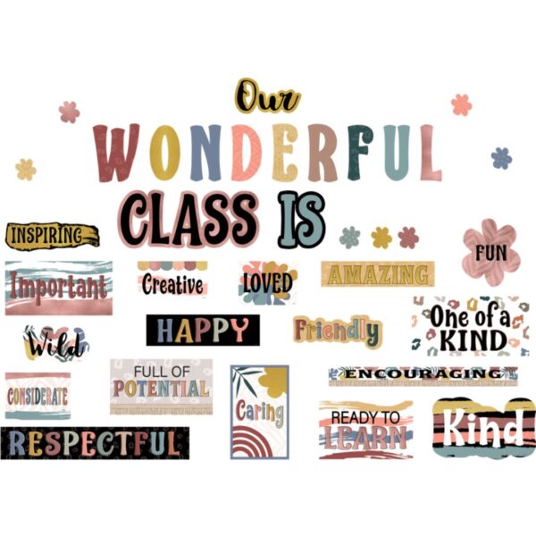 Wonderfully Wild - Our Wonderful Class Mini Bulletin Board