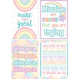 Pastel Pop - Positive Poster Set (4)