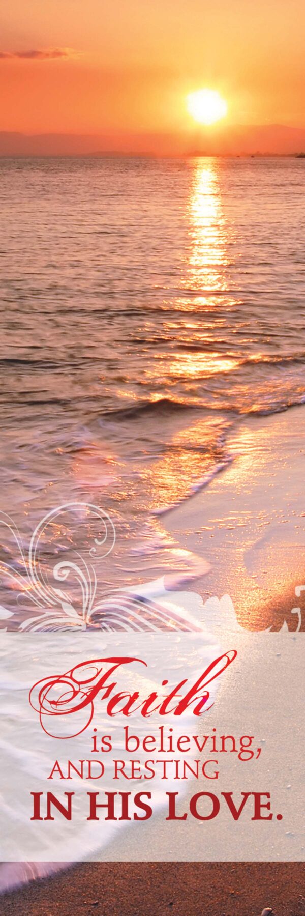 Bookmark: Faith Sunset