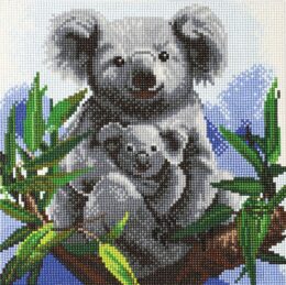 Image of Crystal Medium Framed Kit Cuddly Koalas