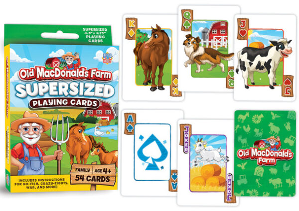Old MacDonald's Farm - Supersized Playing Cards - Image 3