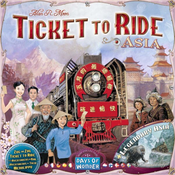 Ticket To Ride Asia: Map Collection - Volume 1 Expansion
