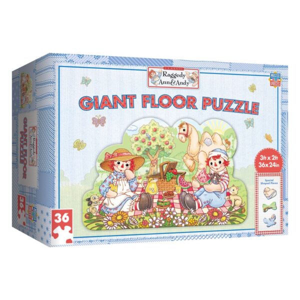 Raggedy Ann & Andy Kids Floor Puzzle - 36pc