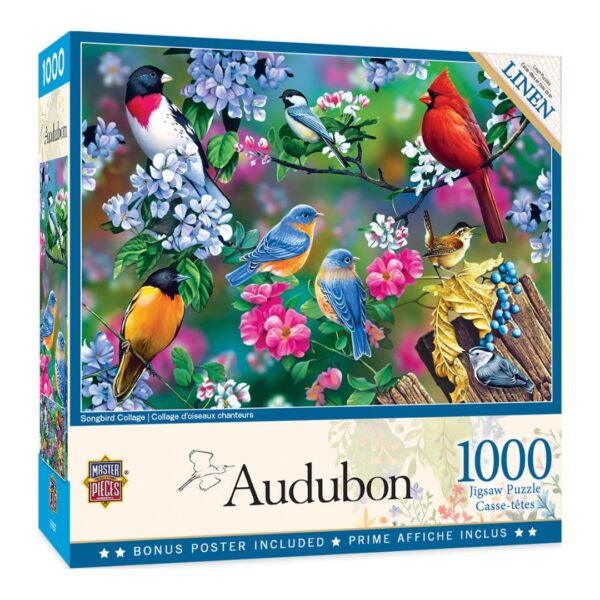1000 Pc Puzzle - Songbird Collage - Image 2