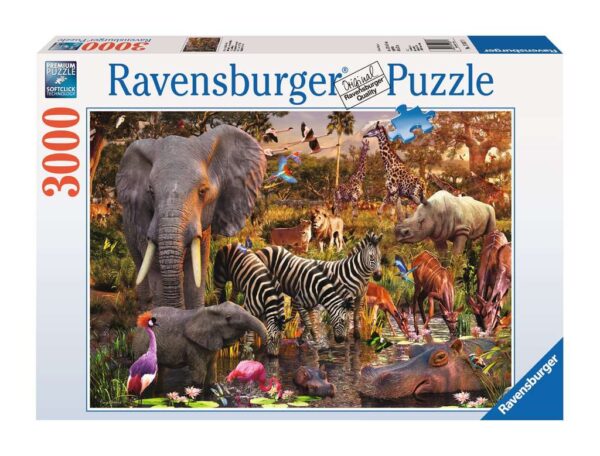 Puzzle African Animal World 3000pc - Image 2