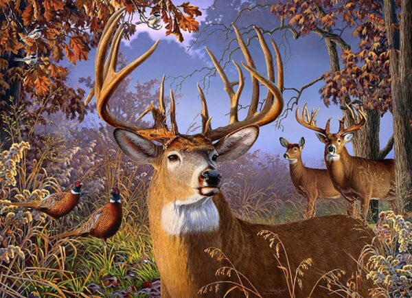 Puzzle Deer and Pheasant 500 pc