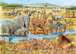 Image of Puzzle Tray Out of Africa