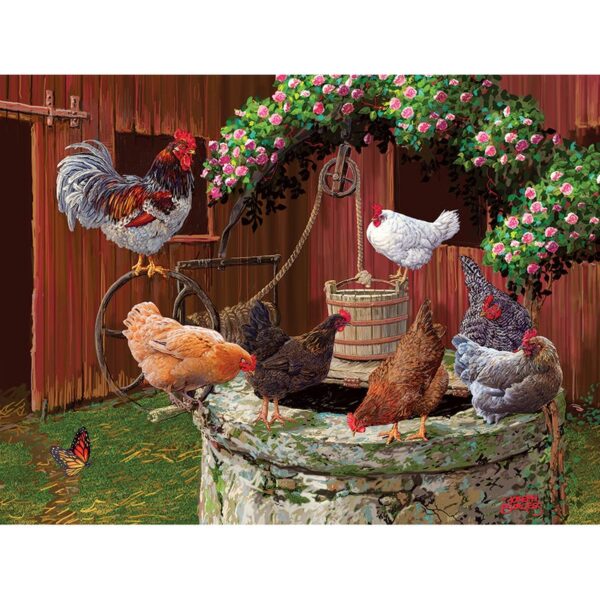 Puzzle The Chickens are Well 275pc Easy Handling