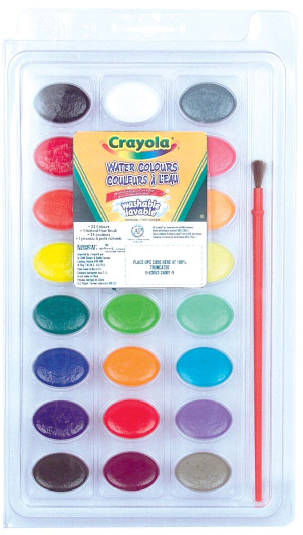 Watercolours Washable 24
