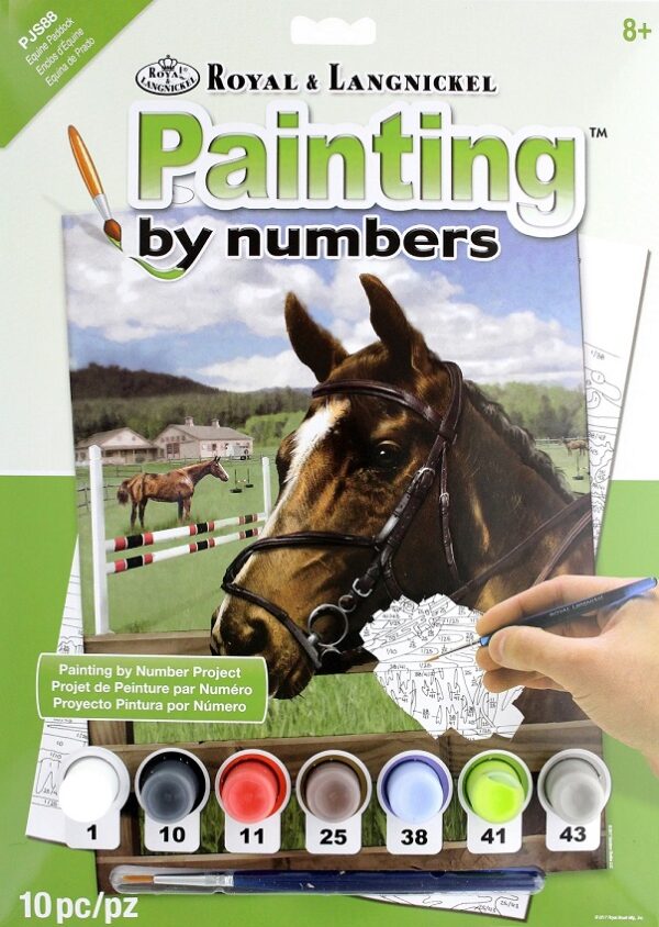 Paint by Number Equine Paddock - Image 2
