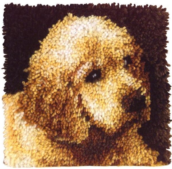 Latch Hook Kit Puppy Love 12" Sq