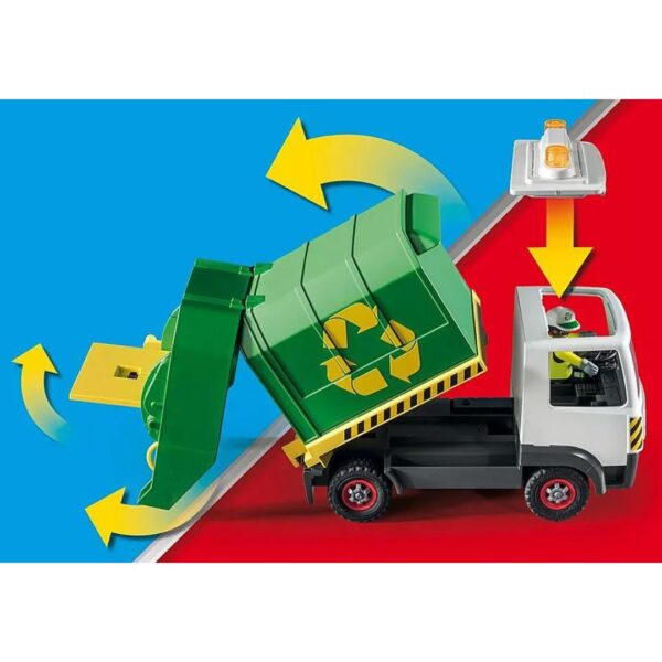 Playmobil City Life - Recycling Truck - Image 5