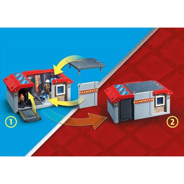 Playmobil City Action - Take Along Fire Station- Discontinued - Image 8