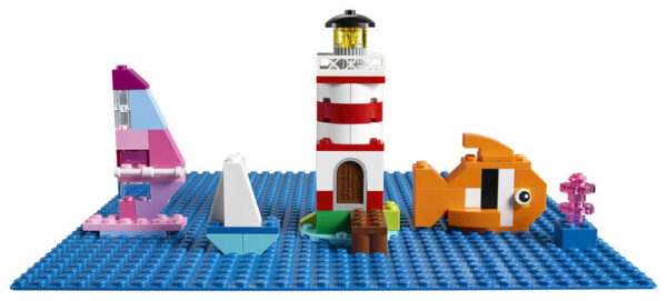 Lego Blue Baseplate 10"x 10" 11025 - Image 2