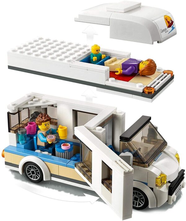 Lego City Great Vehicles Holiday Camper Van 60283 - Image 8