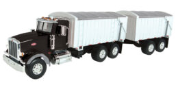 Peterbilt 367 Grain Truck with Pup Trailer