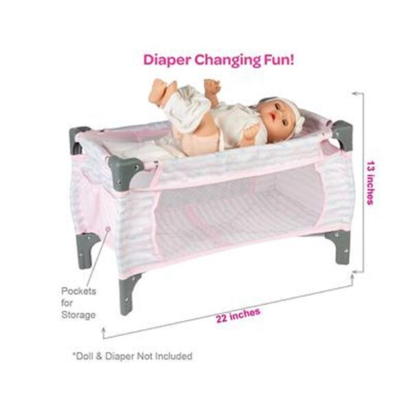 Deluxe Pack N Play Pink - Image 3
