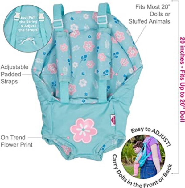 Flower Power Baby Doll Carrier- Discontinued - Image 4