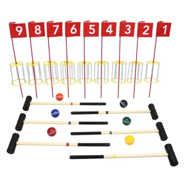 8 Player Flag Croquet Set 32" - Image 2