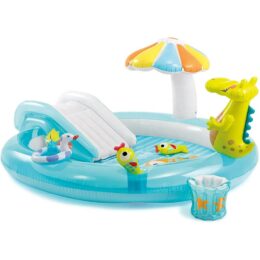 Intex Gator Inflatable Play Center with Waterslide for Kids