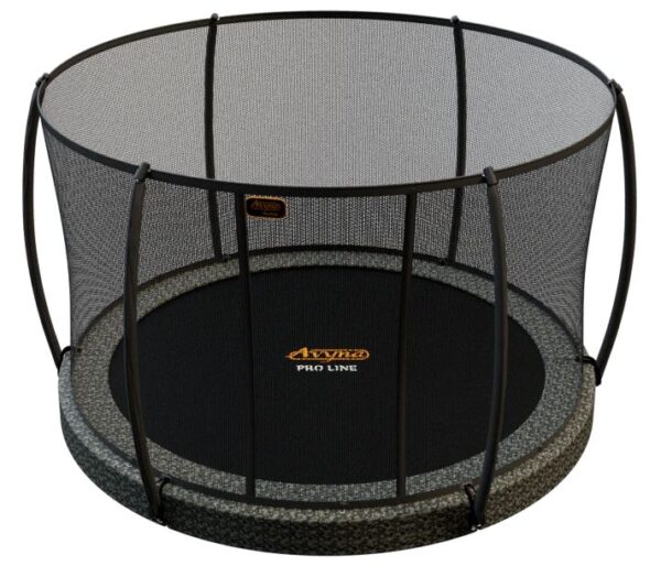 Avyna 14' Flat Level Trampoline with Enclosure - Camo