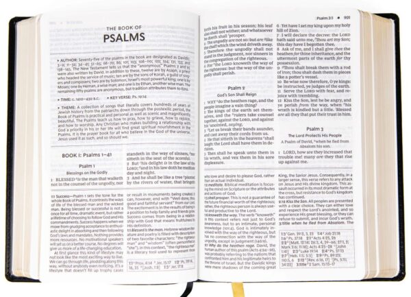 KJV Foundation Large Print Black Study Bible - Image 3