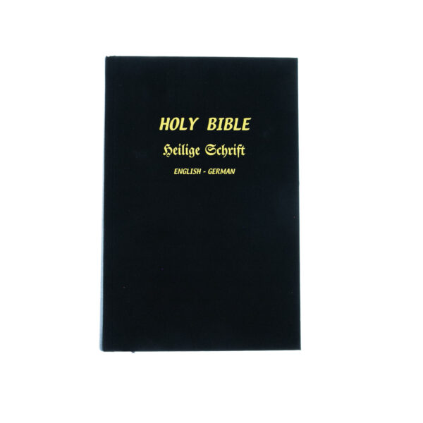 Bible German/English Gothic Red Letter Hardcover