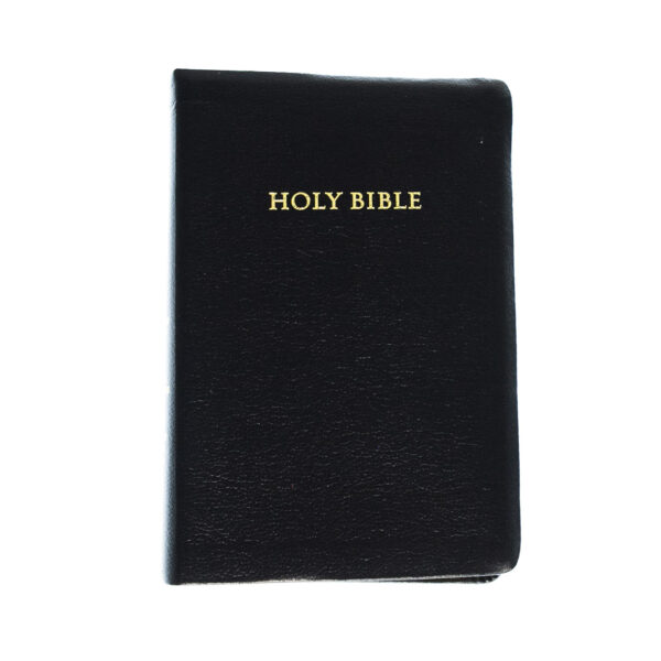 KJV Heritage Black Reference Bible -Genuine Leather