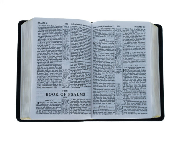 KJV Heritage Black Reference Bible -Genuine Leather - Image 3