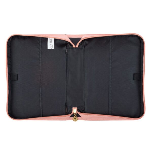 BC: He Works All Things for Good Peach Floral Faux Leather Large - Image 3