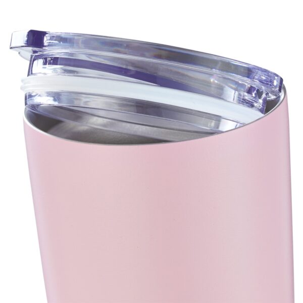 Travel Mug -Trust in the Lord - Pink 18 oz - Image 3
