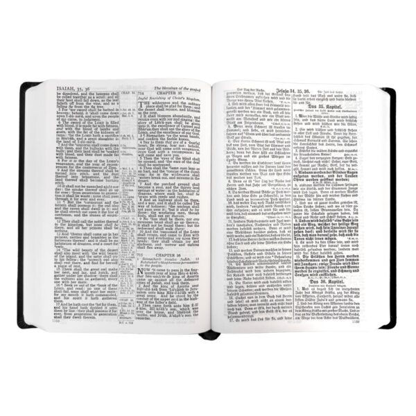 Bible German / English Economy Imitation Leather 7" x 10" - Image 2