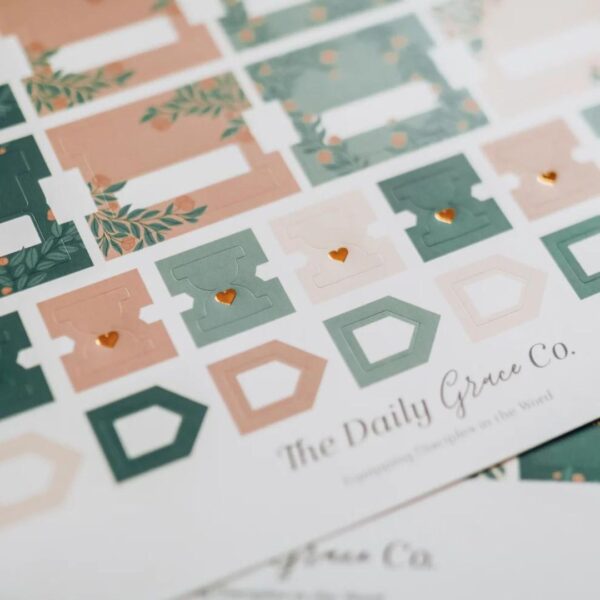 Rust Floral Bible Tabs - Image 2