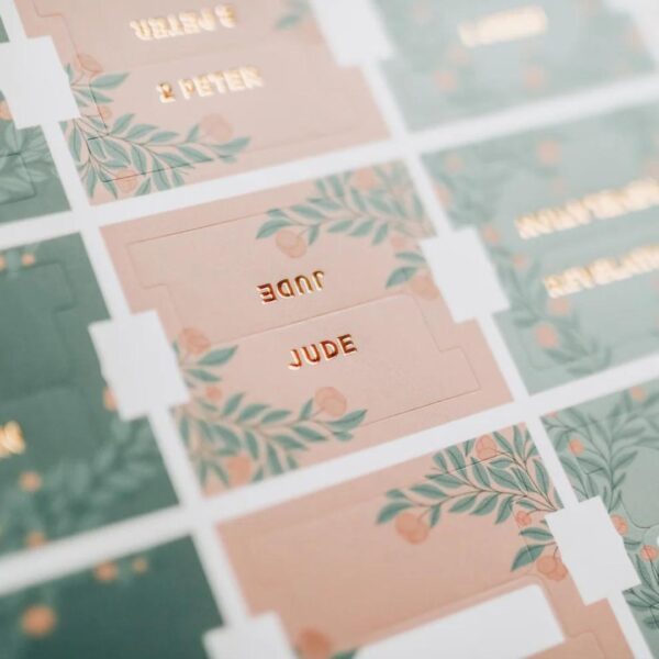 Rust Floral Bible Tabs - Image 3