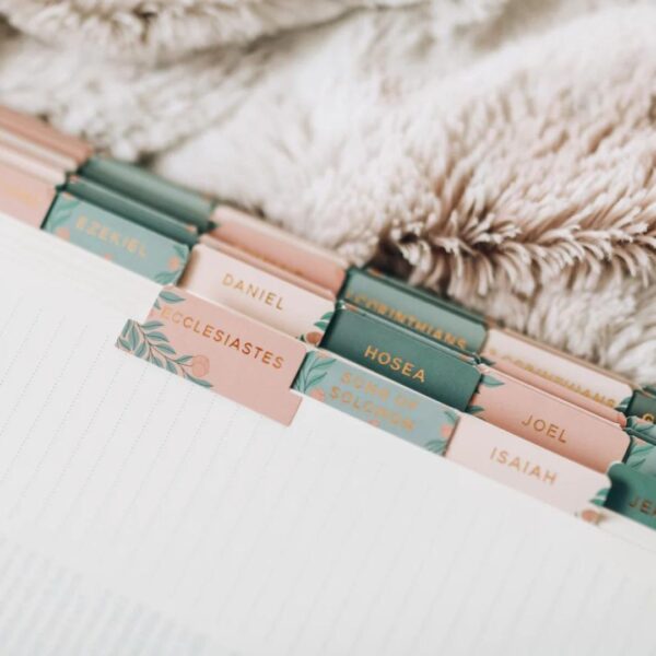 Rust Floral Bible Tabs - Image 4