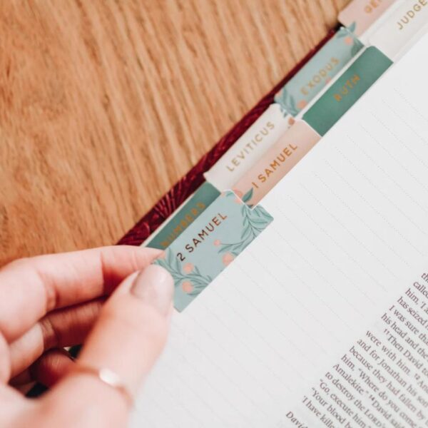 Rust Floral Bible Tabs - Image 6