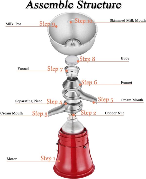 Manual Cream Separator Valore - Currently Unavilable No ETA - Image 3