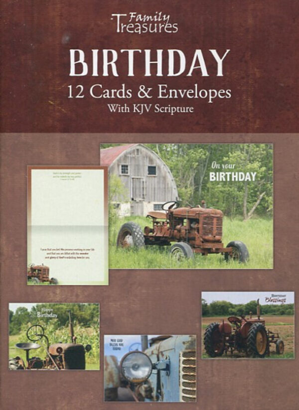 Boxed Birthday Cards - Vintage Blessings