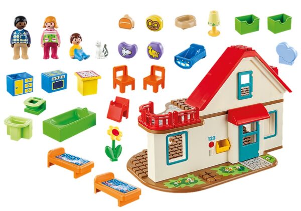 Playmobil 1.2.3 - Family Home - Discontinued - Image 3