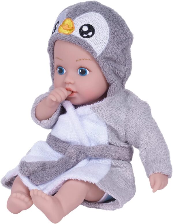 Bathtime Baby Tot Penguin - 8.5" - Image 3
