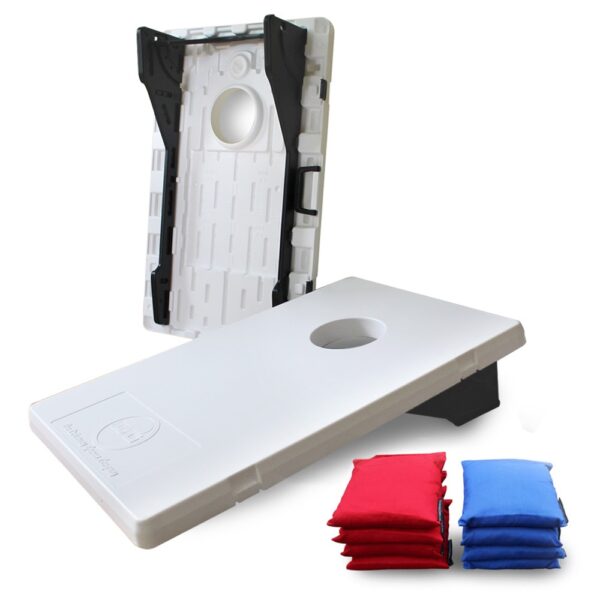All Weather Corntoss Game - White,     48"x24"x8" - Image 2