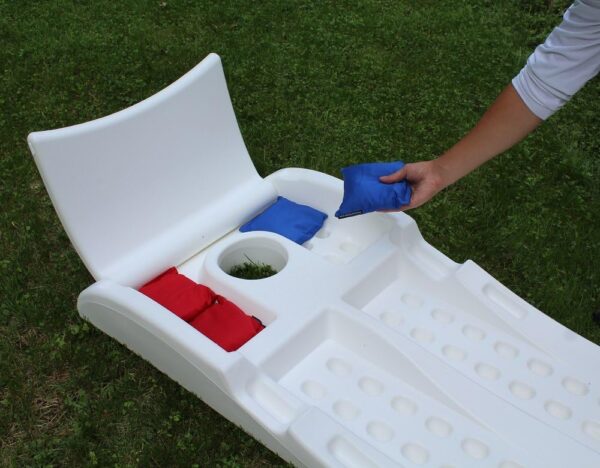 All Weather Corntoss Game - White,     48"x24"x8" - Image 3