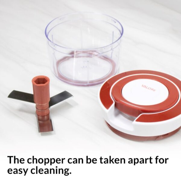 Food Chopper 400 ml Pull String VTF1202 - Image 4