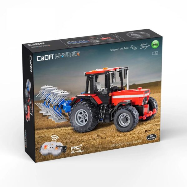CaDA Master 1:17 Remote Control Farm Tractor 1675 Pcs - Image 4