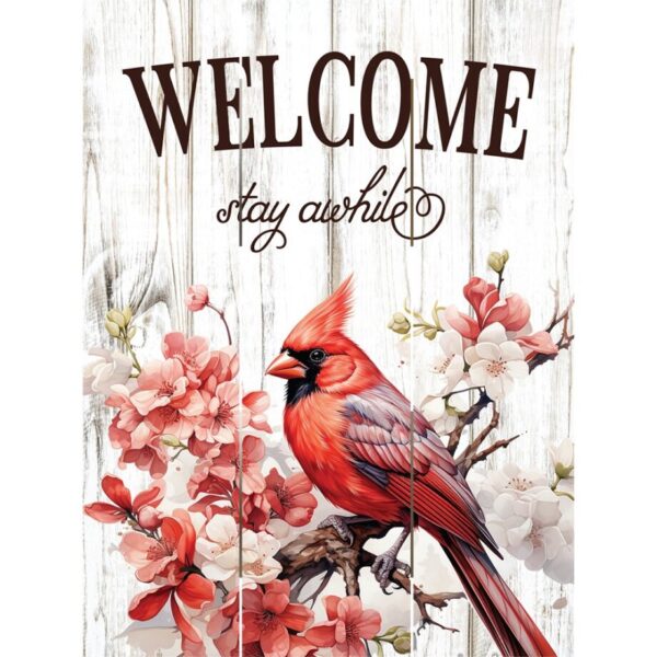 Pallet Art Welcome - Stay Awhile 9x12