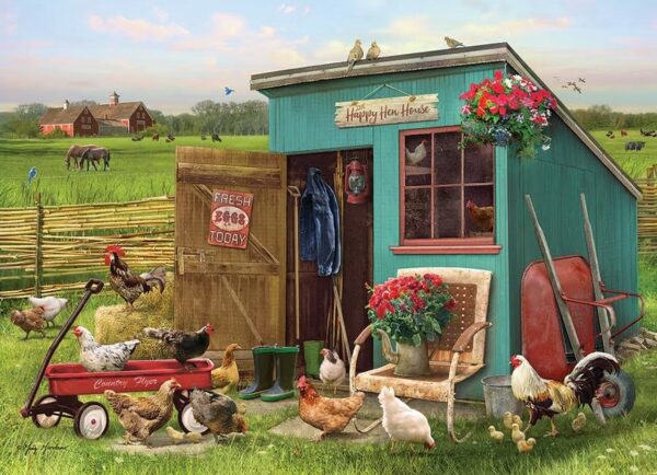 Happy Hens Tray Puzzle