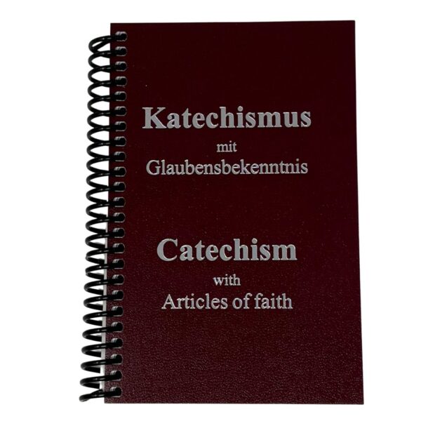 Catechism w/Articles of Faith German/English 6x5x1