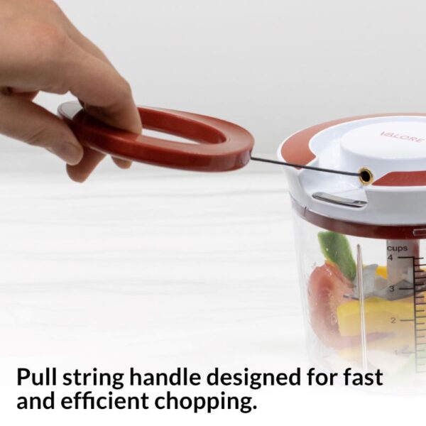 Food Chopper 1.2 L Pull String Processor VTF1101L - Image 3