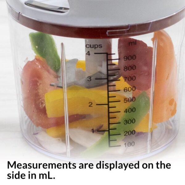 Food Chopper 1.2 L Pull String Processor VTF1101L - Image 4