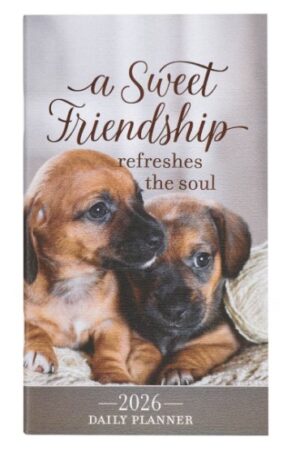 Image of 2026 Small Daily Planner Sweet Friendship Prov. 27:9
